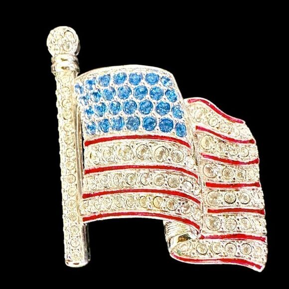 SWAROVSKI CRYSTAL Jewelry Lot Bundle of 6 Signed Swarovski Crystal Pieces Americ - Picture 7 of 9